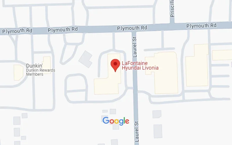 LaFontaine Hyundai Livonia in Livonia MI map
